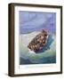 The Little Cockle Dipped into the Swell and Staggered under Every Gust of Wind, 1916 (Litho)-Newell Convers Wyeth-Framed Giclee Print
