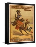 "The Little Corporal" Camel Egyptian Baby Theatre Poster-Lantern Press-Framed Stretched Canvas