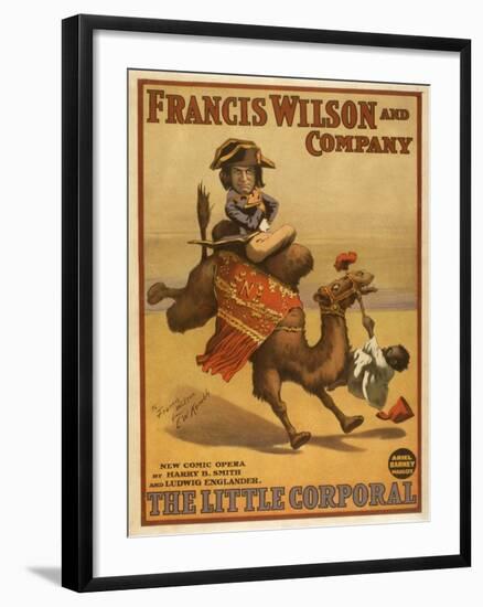 "The Little Corporal" Camel Egyptian Baby Theatre Poster-Lantern Press-Framed Art Print