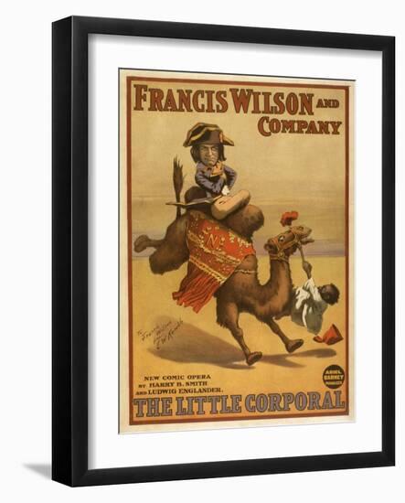 "The Little Corporal" Camel Egyptian Baby Theatre Poster-Lantern Press-Framed Art Print