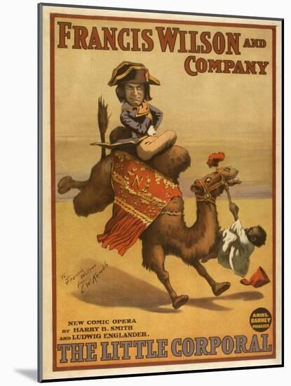 "The Little Corporal" Camel Egyptian Baby Theatre Poster-Lantern Press-Mounted Art Print