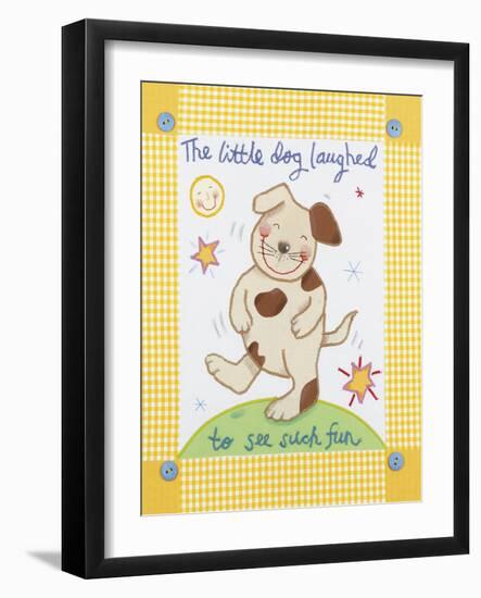 The Little Dog Laughed-Sophie Harding-Framed Giclee Print