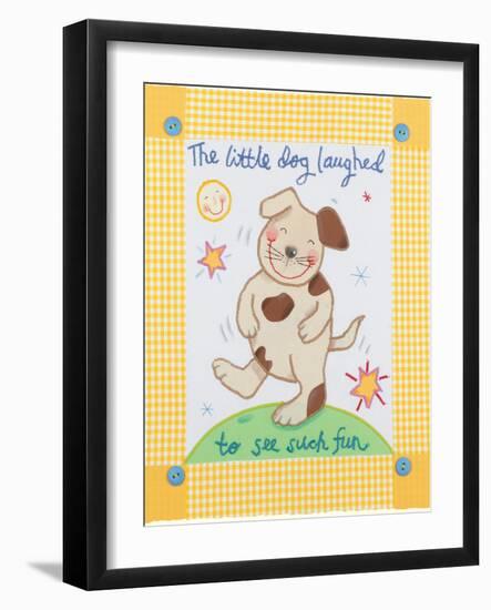 The Little Dog Laughed-Sophie Harding-Framed Art Print