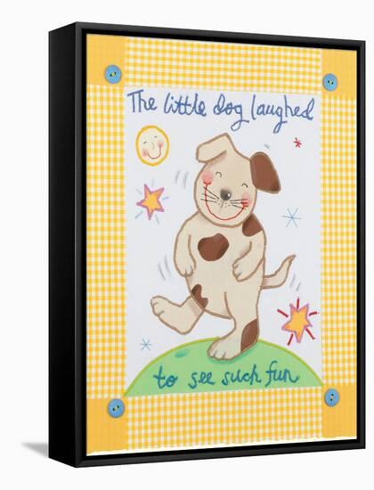 The Little Dog Laughed-Sophie Harding-Framed Stretched Canvas