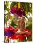 The Little Elf On A Flower In A Fairy Garden-Lilun-Stretched Canvas