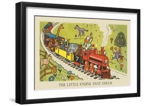 The Little Engine That Could-Hauman-Framed Art Print