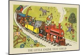 The Little Engine That Could-Hauman-Mounted Art Print