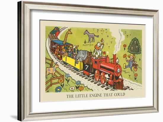 The Little Engine That Could-Hauman-Framed Art Print