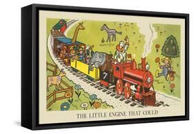 The Little Engine That Could-Hauman-Framed Stretched Canvas