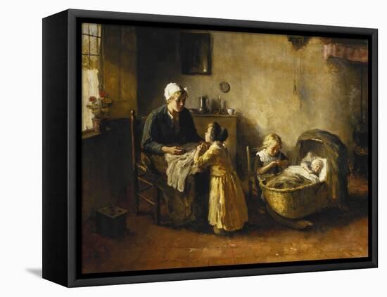 The Little Family-Bernard de Hoog-Framed Stretched Canvas