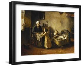The Little Family-Bernard de Hoog-Framed Giclee Print