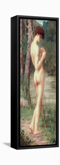 The Little Fisherman-Pierre Puvis de Chavannes-Framed Stretched Canvas