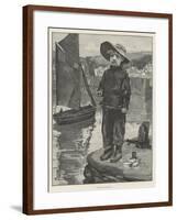 The Little Fisherman-null-Framed Giclee Print