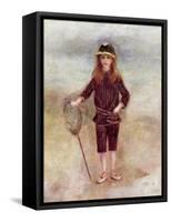 The Little Fisherwoman (Marthe Berard) 1879-Pierre-Auguste Renoir-Framed Stretched Canvas