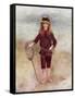 The Little Fisherwoman (Marthe Berard) 1879-Pierre-Auguste Renoir-Framed Stretched Canvas