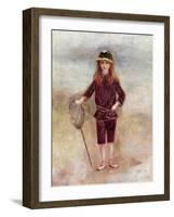 The Little Fisherwoman (Marthe Berard) 1879-Pierre-Auguste Renoir-Framed Giclee Print