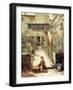 The Little Flower Girl-Filippo Carcano-Framed Giclee Print