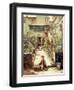 The Little Flower Girl-Filippo Carcano-Framed Giclee Print