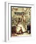 The Little Flower Girl-Filippo Carcano-Framed Giclee Print