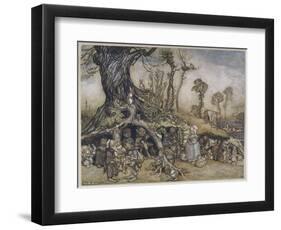 The Little Folk's Market-Arthur Rackham-Framed Photographic Print