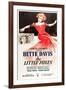 THE LITTLE FOXES, l-r: Teresa Wright, Herbert Marshall, Bette Davis on poster art, 1941-null-Framed Art Print