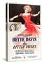 THE LITTLE FOXES, l-r: Teresa Wright, Herbert Marshall, Bette Davis on poster art, 1941-null-Stretched Canvas