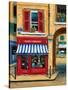 The Little French Book Store-Marilyn Dunlap-Stretched Canvas