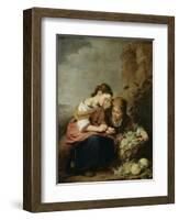 The Little Fruit-Seller, 1670-75-Bartolome Esteban Murillo-Framed Giclee Print