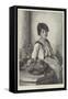 The Little Fruit-Seller-null-Framed Stretched Canvas