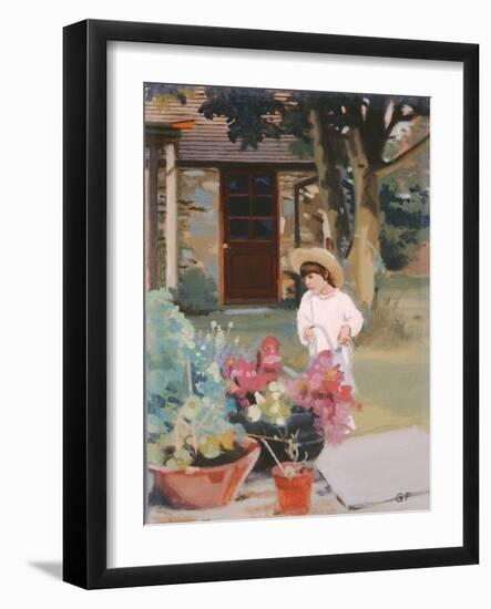 The Little Gardener, 1994-Gillian Furlong-Framed Giclee Print