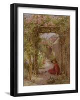 The Little Gardener-Joseph Harold Swanwick-Framed Giclee Print