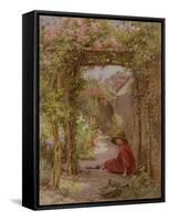 The Little Gardener-Joseph Harold Swanwick-Framed Stretched Canvas