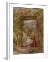 The Little Gardener-Joseph Harold Swanwick-Framed Giclee Print