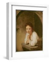 The Little Gardener-Jean Baptiste Santerre-Framed Giclee Print