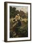 The Little Gardeners-Edmond Louyot-Framed Giclee Print