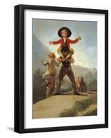 The Little Giants-Francisco de Goya-Framed Art Print