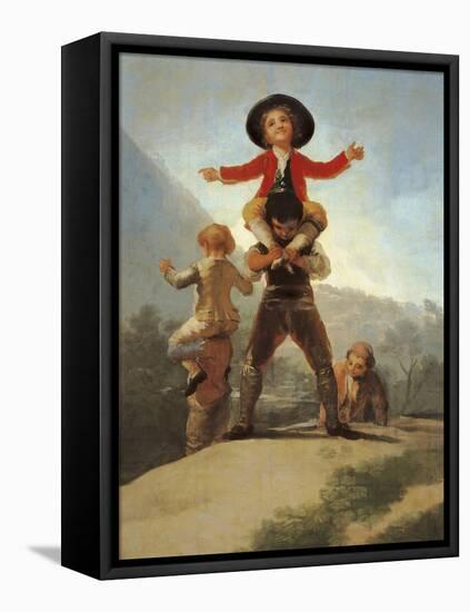 The Little Giants-Francisco de Goya-Framed Stretched Canvas