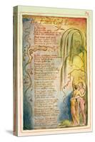 The Little Girl Lost: Plate 34 from Songs of Innocence and of Experience C.1815-26-William Blake-Stretched Canvas