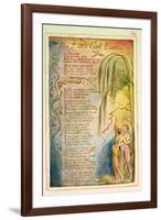 The Little Girl Lost: Plate 34 from Songs of Innocence and of Experience C.1815-26-William Blake-Framed Giclee Print