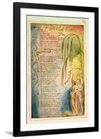 The Little Girl Lost: Plate 34 from Songs of Innocence and of Experience C.1815-26-William Blake-Framed Giclee Print