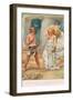 The Little Girl Put Her Finger in Her Mouth and Looked at Tom-Arthur A. Dixon-Framed Giclee Print