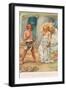 The Little Girl Put Her Finger in Her Mouth and Looked at Tom-Arthur A. Dixon-Framed Giclee Print