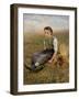 The Little Gleaner, 1884-Hugo Salmson-Framed Giclee Print