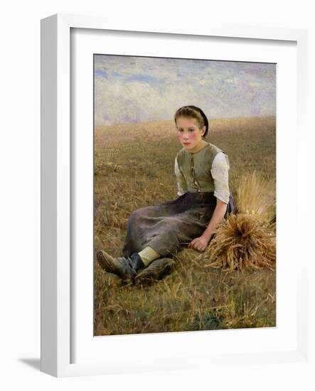 The Little Gleaner, 1884-Hugo Salmson-Framed Giclee Print