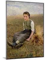 The Little Gleaner, 1884-Hugo Salmson-Mounted Giclee Print