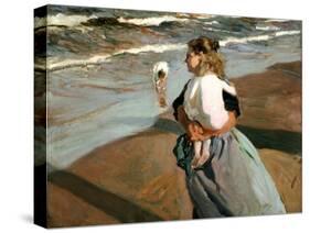 The Little Granddaughter, 1908-Joaqu?n Sorolla y Bastida-Stretched Canvas