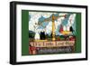 The Little Lost Pigs-Luxor Price-Framed Art Print