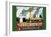 The Little Lost Pigs-Luxor Price-Framed Art Print