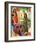 The Little Maid Servant of Naaman's Wife-William Hatherell-Framed Giclee Print