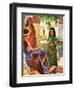 The Little Maid Servant of Naaman's Wife-William Hatherell-Framed Giclee Print